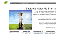 Desktop Screenshot of notasdeprensa-premiumnews.es
