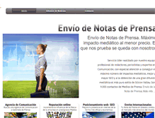Tablet Screenshot of notasdeprensa-premiumnews.es